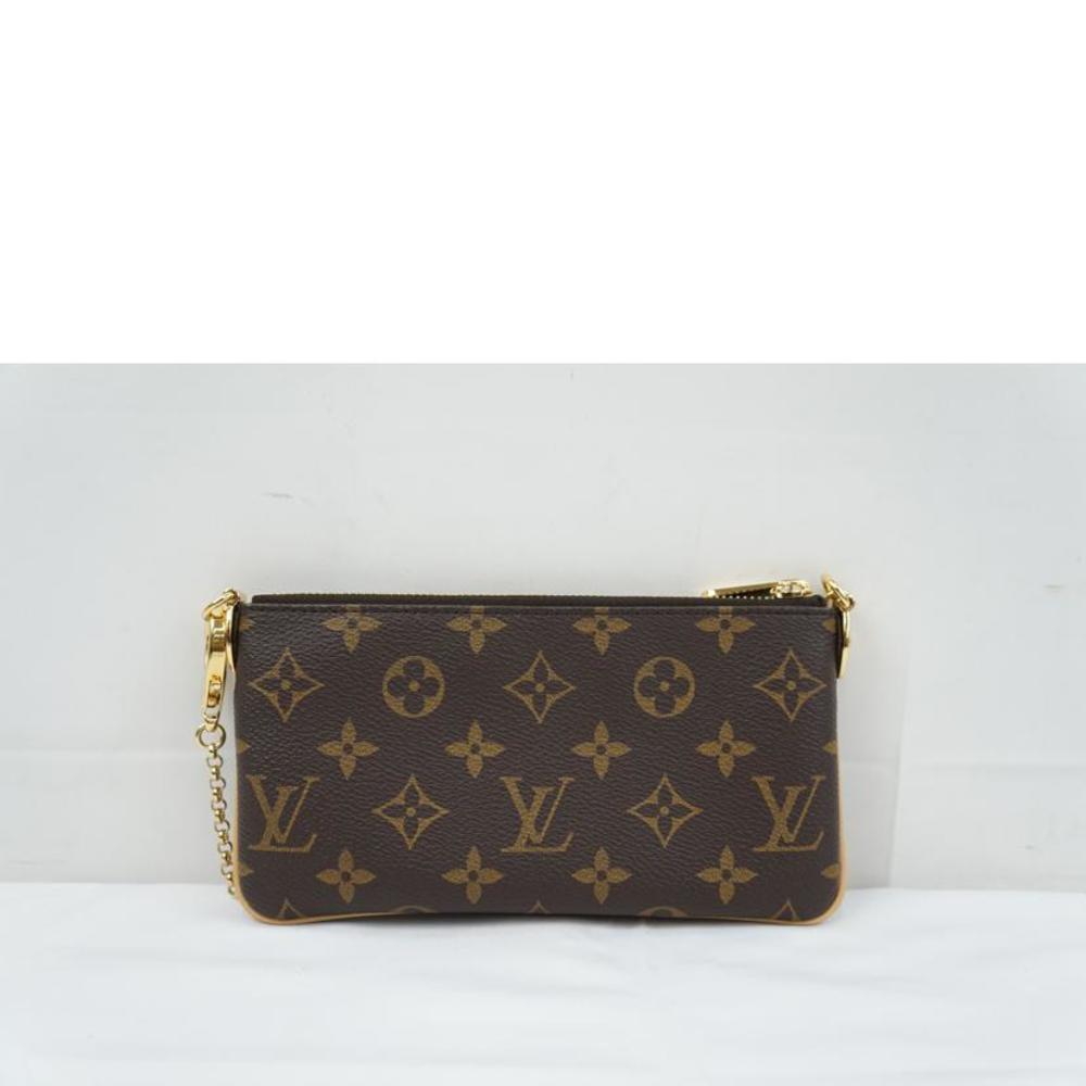Louis Vuitton Milla Pochette Monogram Handbag Brown